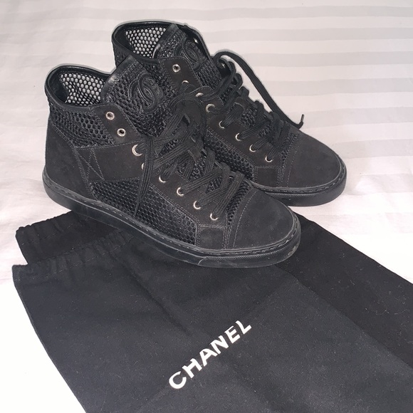 CHANEL high top sneaker - Picture 2 of 4